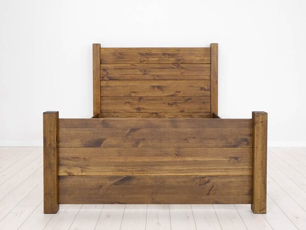 Borovicová postel Rustyk / Dobromir 160 cm