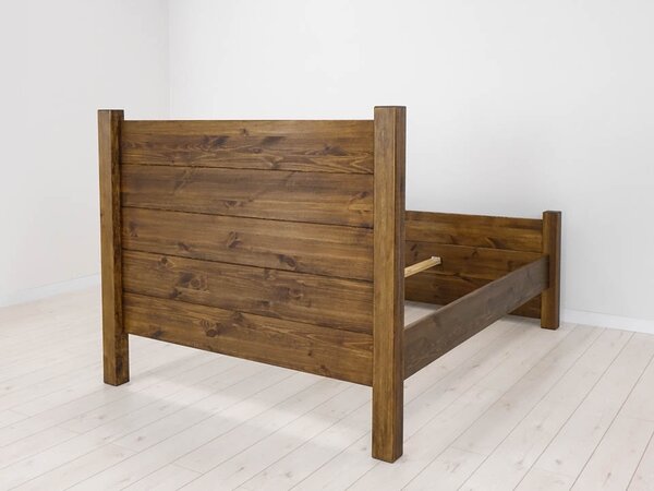 Borovicová postel Rustyk / Dobromir 160 cm