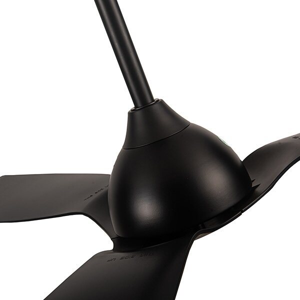 Stropní ventilátor pr. 132 cm IP44 černá + dálkové ovládání