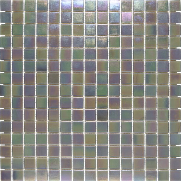 The Mosaic Factory Skleněná mozaika šedá Mozaika Dark Grey Pearl 2x2 (32,3x32,3) cm - GMP124