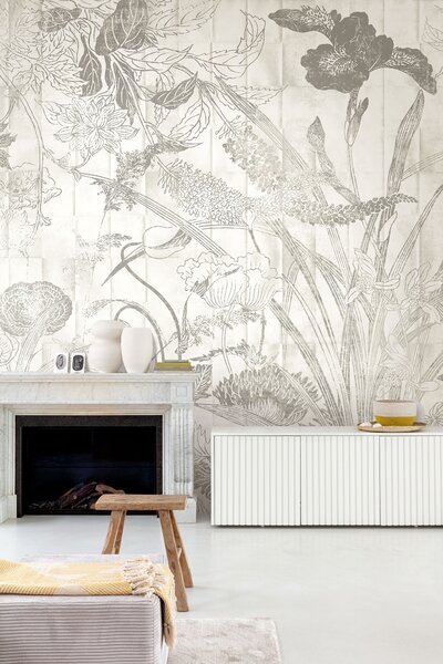 Vliesová fototapeta na zeď, Květiny, listy, DG3LEI1012, Wall Designs III, Khroma by Masureel