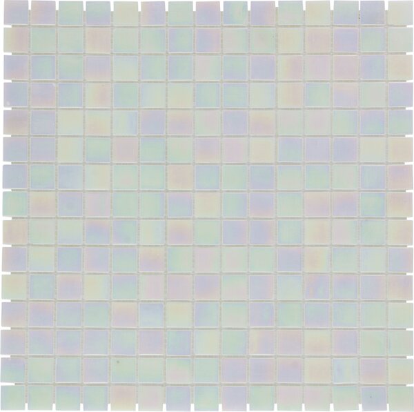The Mosaic Factory Skleněná mozaika bílá Mozaika Off White Pearl 2x2 (32,3x32,3) cm - GMP114
