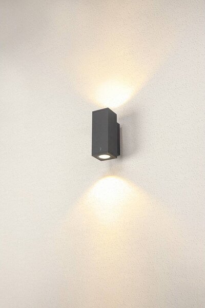 LA 1003418 ENOLA SQUARE UP/DOWN S Outdoor, nástěnné LED svítidlo, antracitové - BIG WHITE (SLV)