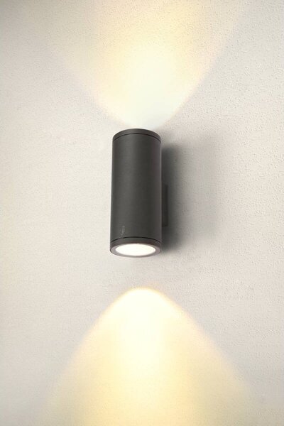 LA 1003441 ENOLA ROUND UP/DOWN L Outdoor, nástěnné LED svítidlo, antracitové, CCT 3000/4000K - BIG WHITE (SLV)