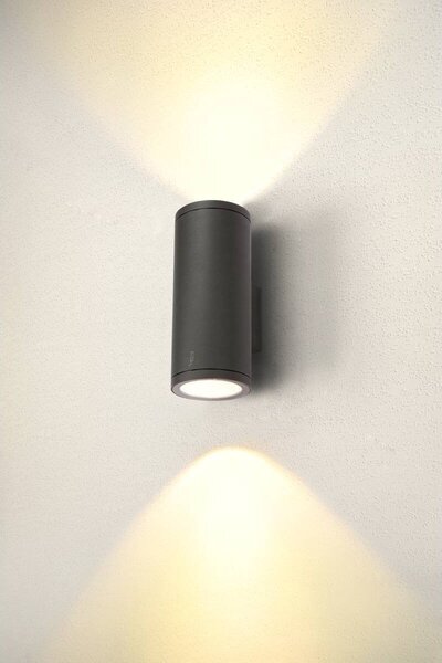LA 1003441 ENOLA ROUND UP/DOWN L Outdoor, nástěnné LED svítidlo, antracitové, CCT 3000/4000K - BIG WHITE (SLV)