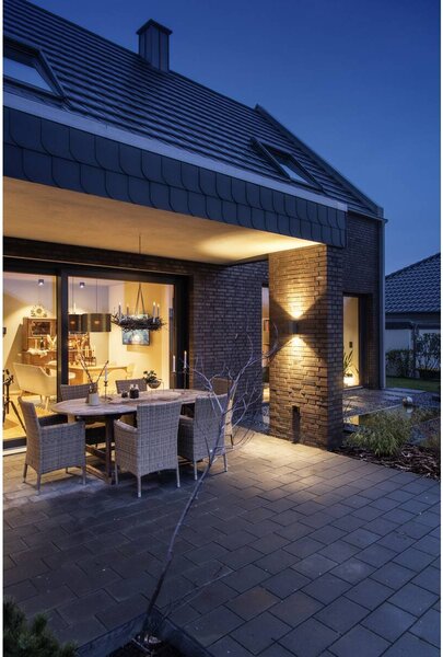 LA 1003418 ENOLA SQUARE UP/DOWN S Outdoor, nástěnné LED svítidlo, antracitové - BIG WHITE (SLV)