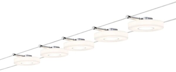 Paulmann 94109 - SADA 5xLED/4,3W Kompletní lankový systém MAC 230V