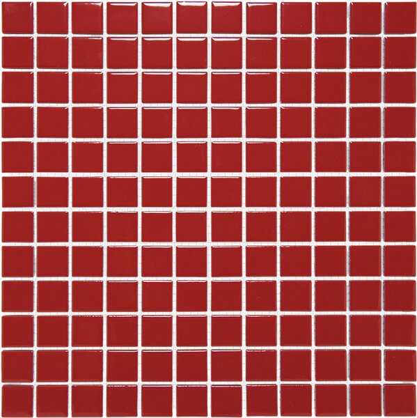 The Mosaic Factory Keramická mozaika červená Mozaika Red Glossy 23 2,3x2,3 (30x30) cm - AF230053