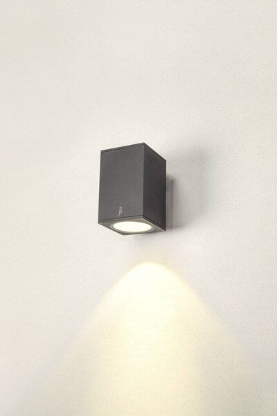 LA 1003437 ENOLA SQUARE L single Outdoor, nástěnné LED svítidlo, antracitové, CCT 3000/4000K - BIG WHITE (SLV)