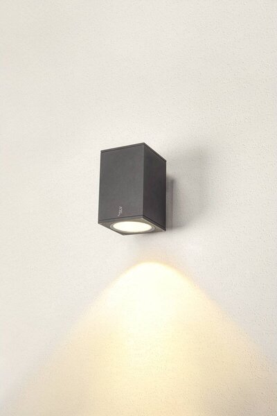 LA 1003437 ENOLA SQUARE L single Outdoor, nástěnné LED svítidlo, antracitové, CCT 3000/4000K - BIG WHITE (SLV)