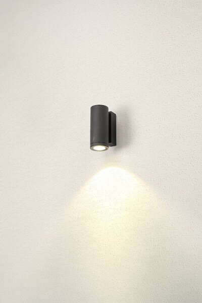 LA 1003422 ENOLA ROUND S single Outdoor, nástěnné LED svítidlo, antracitové - BIG WHITE (SLV)