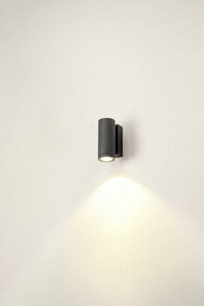 LA 1003422 ENOLA ROUND S single Outdoor, nástěnné LED svítidlo, antracitové - BIG WHITE (SLV)