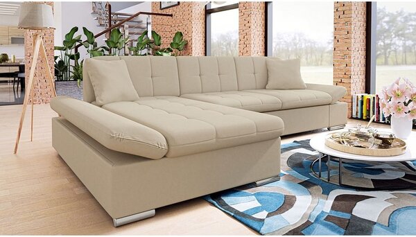 Rohová sedací souprava Laviva Premium, Potah: Maya 07 + Maya 07 + Maya 02, Strana: pravá 5903211466380