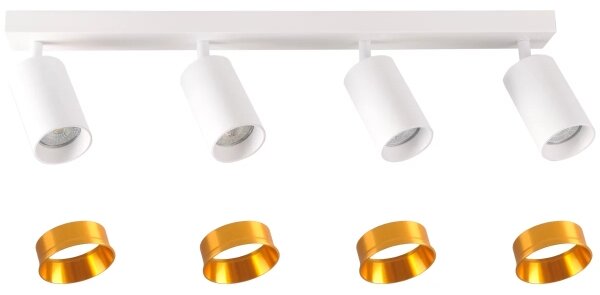 Bodové svítidlo MARIBEL 4xGU10/10W/230V bílá