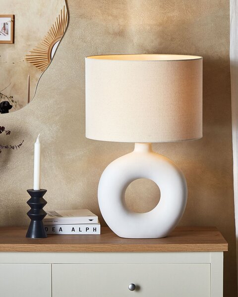Stolní lampa VENTA Keramika Bílá