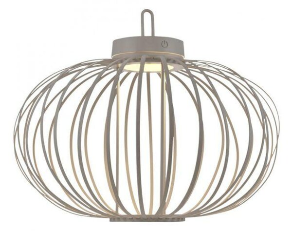 JUST LIGHT LED stolní lampa průměr 46cm moblní na baterie USB IP44 stmívatelné dotykem 2700K LD 19305-40
