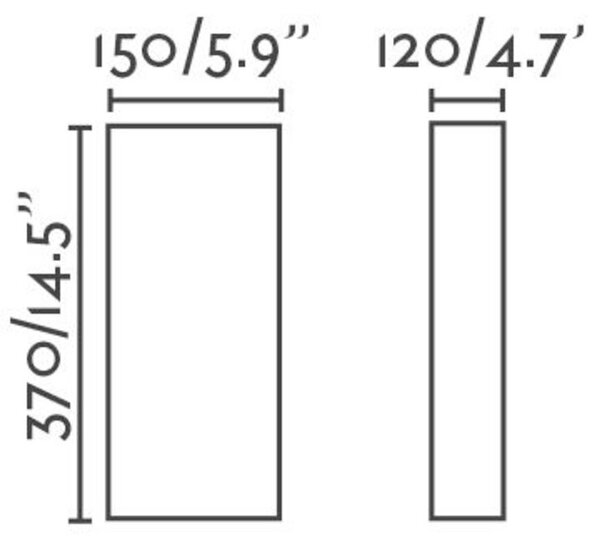 FARO OTTON R nástěnné svítidlo kulaté vertikální 2x žárovka, len