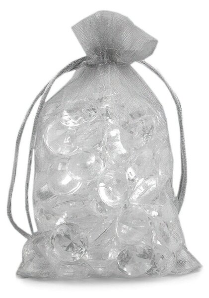Stoklasa Pytlík organzový dárkový 720368/1, stříbrná, 10x15cm