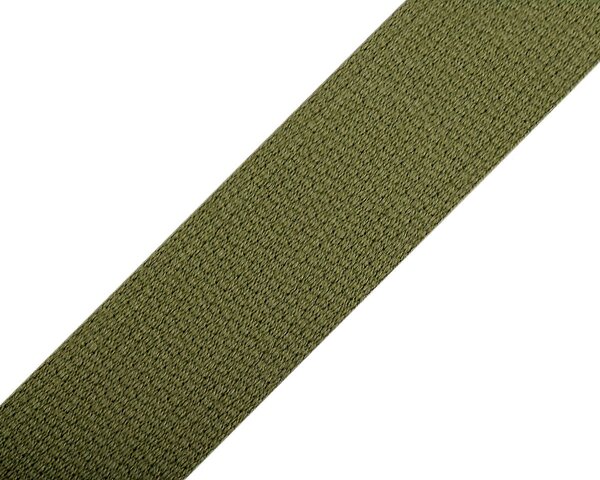 Popruh bavlněný 490011/4802 khaki, šíře 3cm (popruh v metráži)