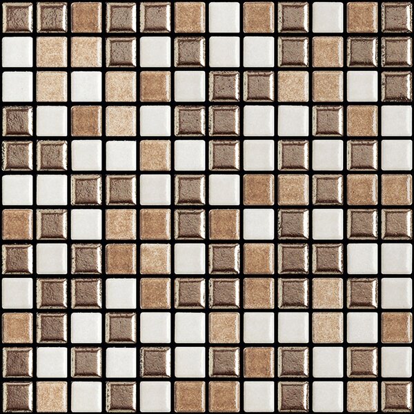 APPIANI Keramická mozaika béžová Mozaika COLONIALE 01-25 2,5x2,5 (30x30) cm - XCOL701