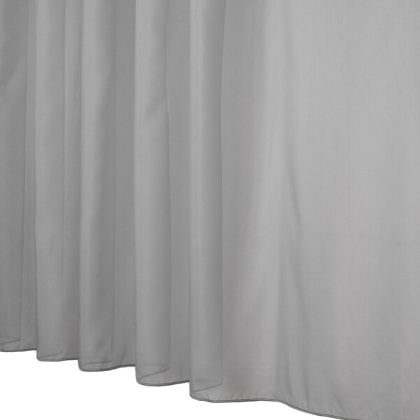 Rand voálová záclona UNI J2220/10 s olůvkem, šedá, výška 130cm ( v metráži)