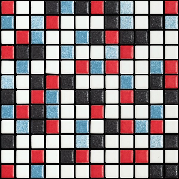 APPIANI Keramická mozaika červená Mozaika NEW BEAT GENERATION 03-25 2,5x2,5 (30x30) cm - XNBG703