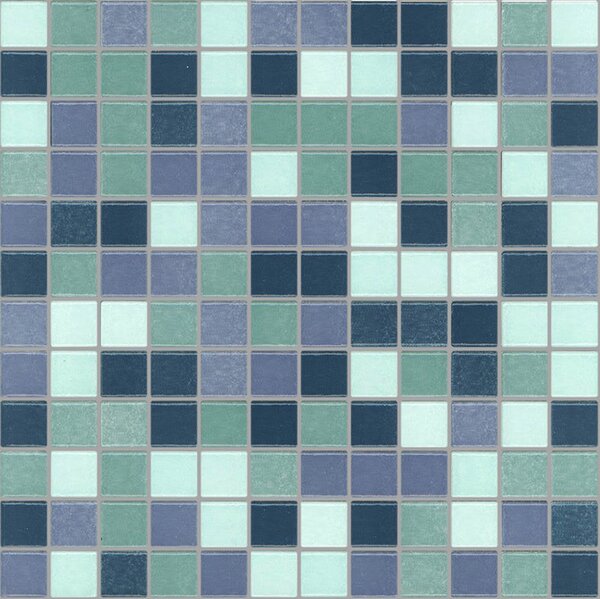 APPIANI Keramická mozaika zelená Mozaika XWELL711 2,5x2,5 (30x30) cm - XWEL711