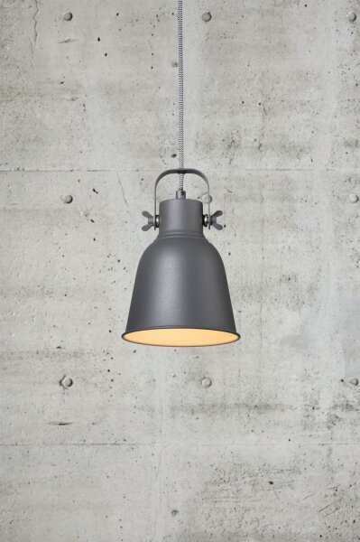 Nordlux - Lustr na lanku ADRIAN 1xE27/25W/230V pr. 16 cm antracit