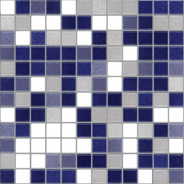 APPIANI Keramická mozaika modrá Mozaika XWELL708 2,5x2,5 (30x30) cm - XWEL708