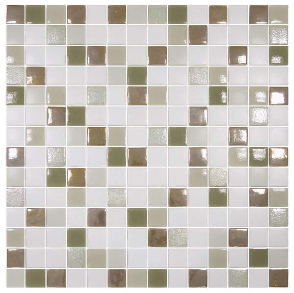 Hisbalit Skleněná mozaika béžová Mozaika TEXTURAS ELLE 2,5x2,5 (33,3x33,3) cm - 25ELLE