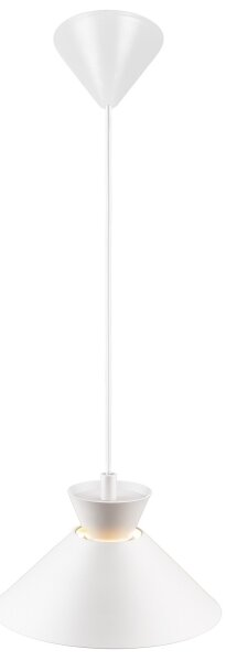 Nordlux - Lustr na lanku DIAL 1xE27/40W/230V pr. 25 cm bílá
