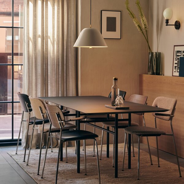 AUDO COPENHAGEN Jídelní stůl Snaregade Rectangular, Black Oak