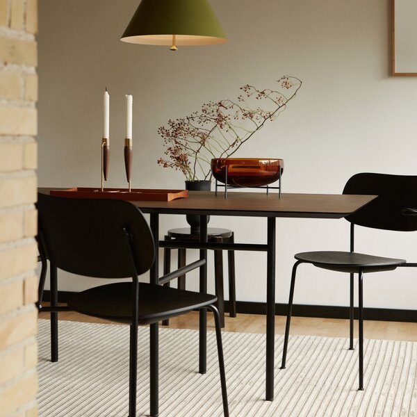AUDO COPENHAGEN Jídelní stůl Snaregade Rectangular, Black Oak