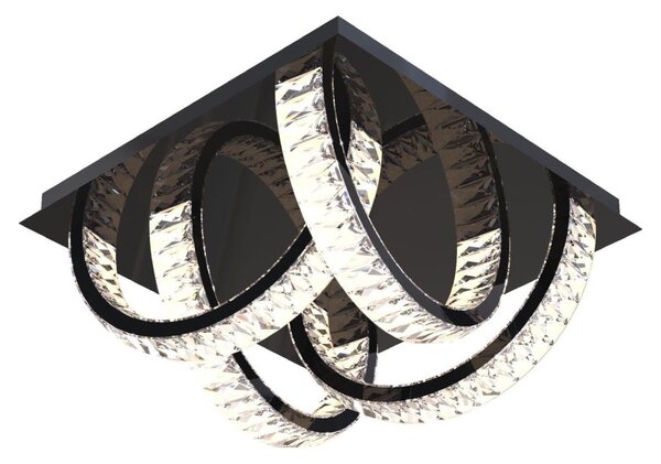Zuma Line MX3274-4-3BCT - LED Stropní svítidlo TULA LED/23,5W/230V černá