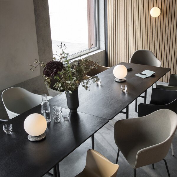 AUDO COPENHAGEN Jídelní stůl Snaregade Rectangular, Black Oak