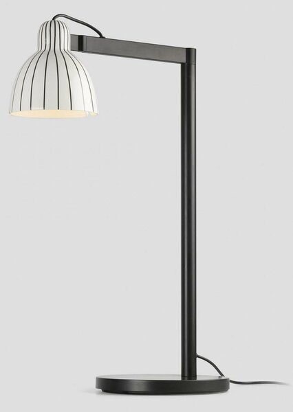 FARO VENICE stolní lampa, bílá s proužky