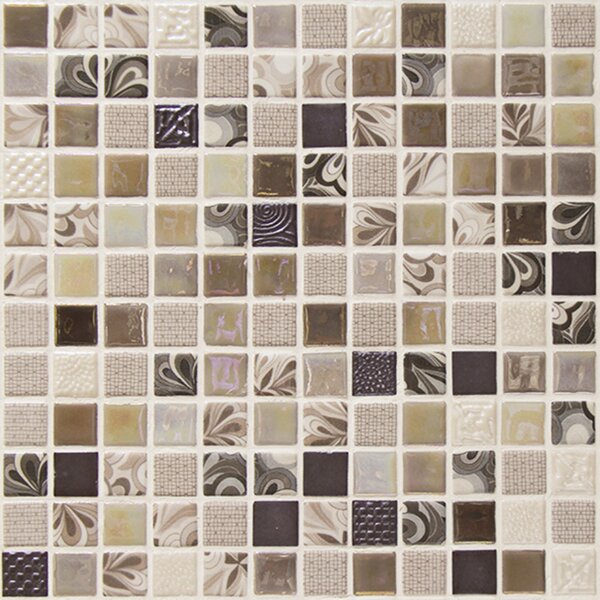 MOSAVIT Skleněná mozaika béžová Mozaika GALAXY ANTEA 2,5x2,5 (31,6x31,6) cm - GALANT
