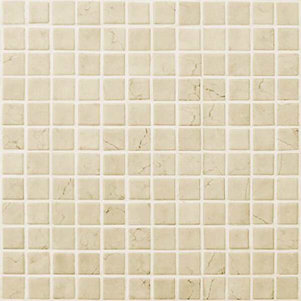 MOSAVIT Skleněná mozaika béžová Mozaika GALAXY IVORY 2,5x2,5 (31,6x31,6) cm - GALIVOR