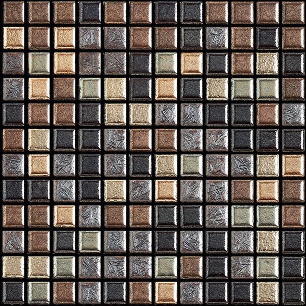 APPIANI Keramická mozaika béžová Mozaika ARCHITECTURE METAL 01-25 2,5x2,5 (30x30) cm - XMTL701
