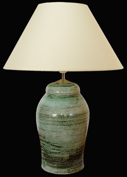 Stolní lampa Aqua, A702 - Lampa se stínidlem-stříbrné doplňky