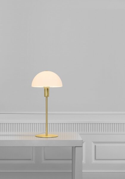 Nordlux - Stolní lampa ELLEN 1xE14/40W/230V zlatá/bílá