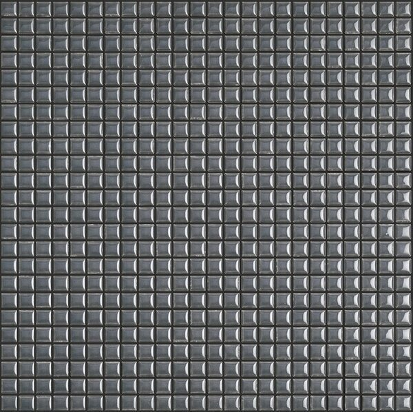 APPIANI Keramická mozaika šedá Mozaika DARK GREY 1,2x1,2 (30x30) cm - DIV4003