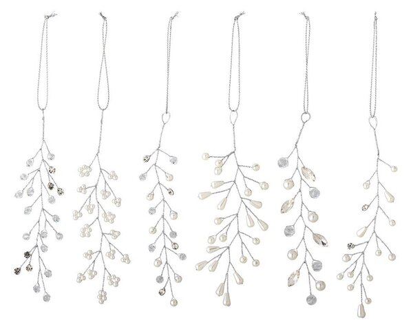 Plastové vánoční ozdoby v sadě 6 ks 11 cm Ikata – Bloomingville