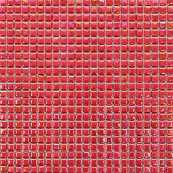 MOSAVIT Skleněná mozaika červená Mozaika MIKROS PASION 1,2x1,2 (31,6x31,6) cm - MIKPASGL