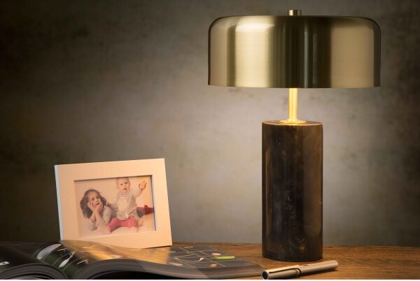 Lucide 34540/03/30 - Stolní lampa MIRASOL 3xG9/7W/230V černá/zlatá