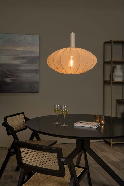 Lucide 03447/52/38 - Lustr na lanku CORINA 1xE27/40W/230V pr. 50 cm krémová