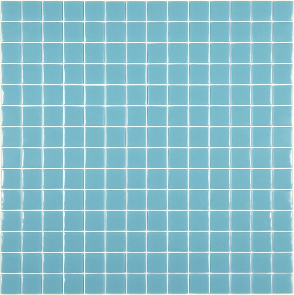 Hisbalit Skleněná mozaika modrá Mozaika 335B MAT 2,5x2,5 2,5x2,5 (33,33x33,33) cm - 25335BMH
