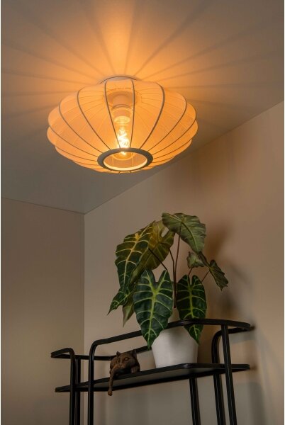 Lucide 03147/40/38 - Stropní svítidlo CORINA 1xE27/40W/230V pr. 40 cm krémová