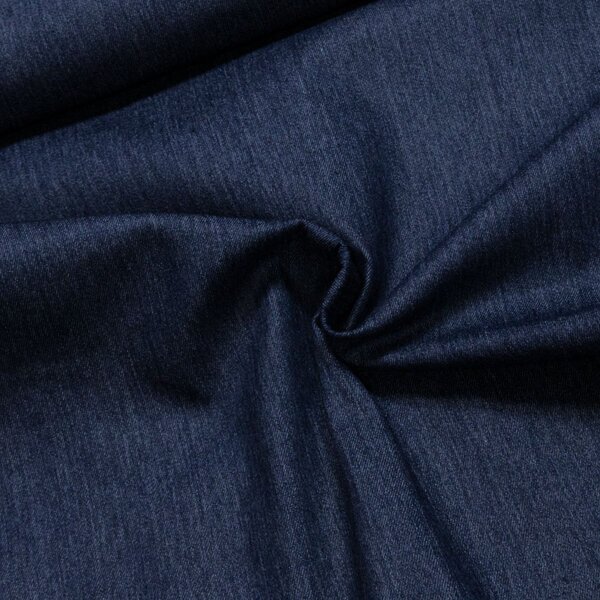 Směsová riflovina (denim, džínovina) TWILL 2, modrá, š.150cm (látka v metráži)