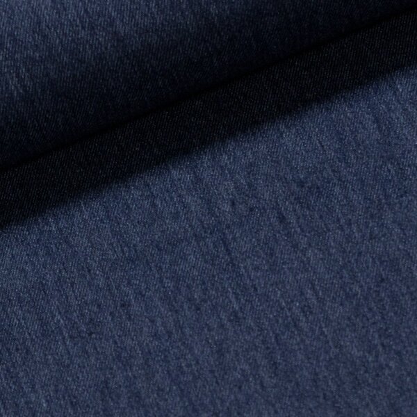 Směsová riflovina (denim, džínovina) TWILL 2, modrá, š.150cm (látka v metráži)